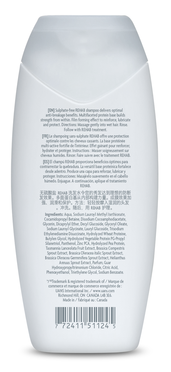 REHAB Stressed Hair Shampoo